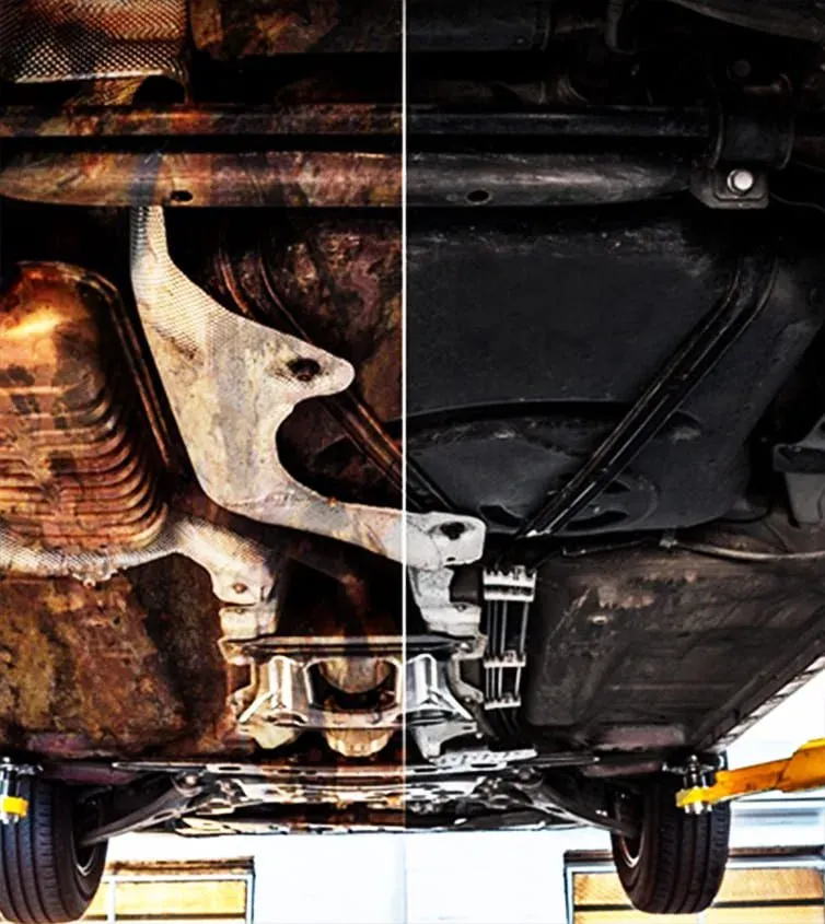 Bagian Bawah Mobil Berkarat