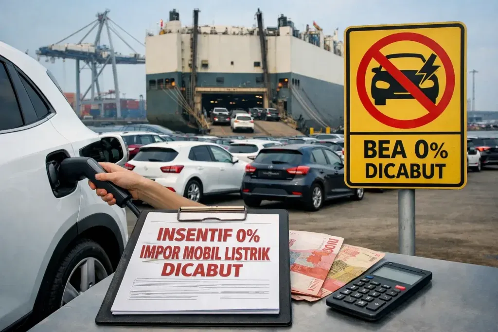 insentif impor mobil listrik dicabut