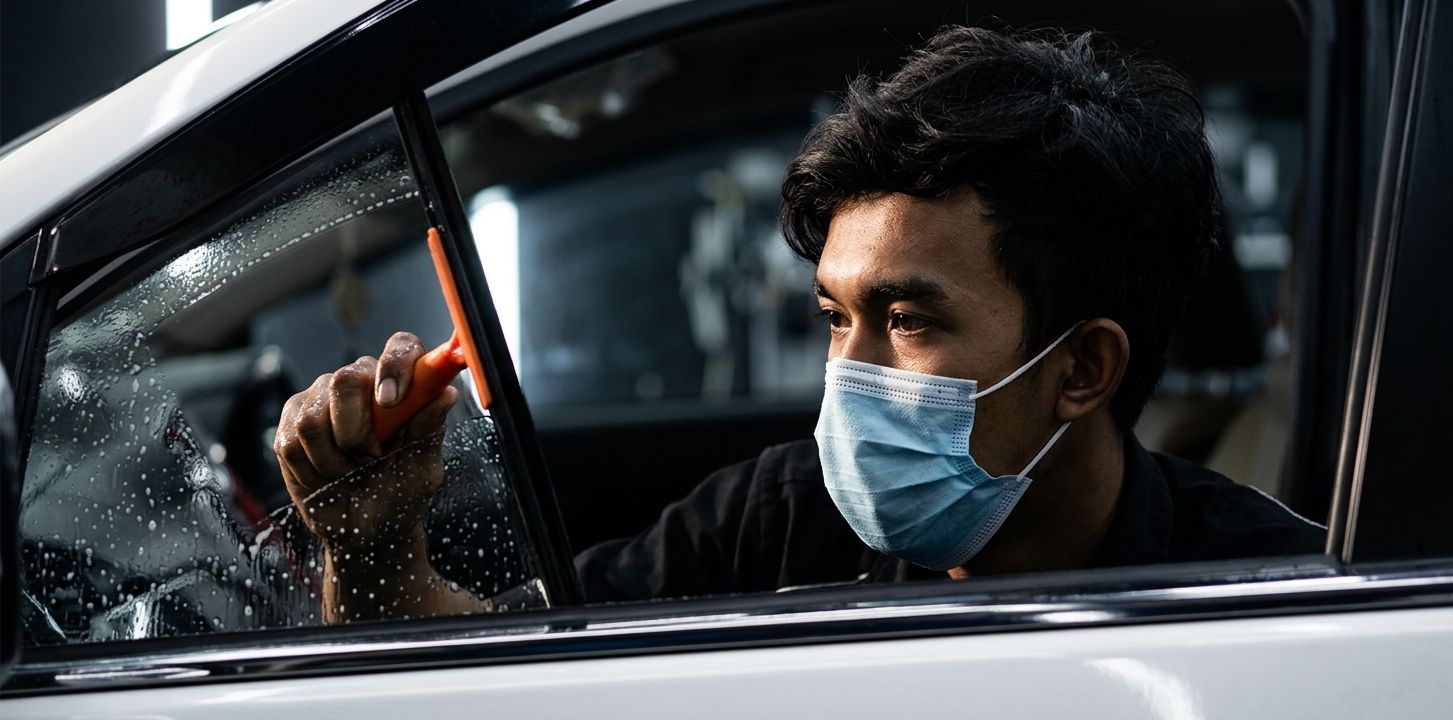 proses window film